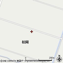 宮城県仙台市若林区荒井松岡周辺の地図