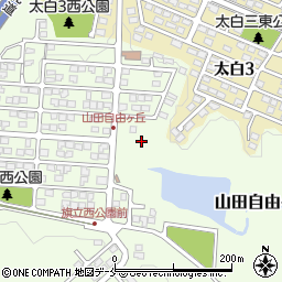 宮城県仙台市太白区山田自由ケ丘26周辺の地図