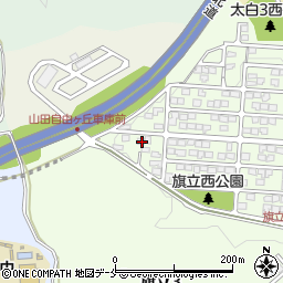 宮城県仙台市太白区山田自由ケ丘39-26周辺の地図