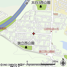 宮城県仙台市太白区山田自由ケ丘周辺の地図