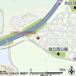 宮城県仙台市太白区山田自由ケ丘39-25周辺の地図
