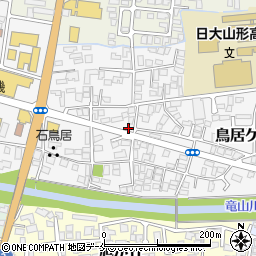 メナード化粧品山形南栄代行店周辺の地図