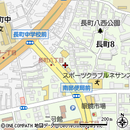 ハチヤ珈琲長町店周辺の地図