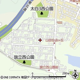 宮城県仙台市太白区山田自由ケ丘32-21周辺の地図