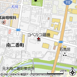 コベルコ建機日本株式会社　山形営業所周辺の地図