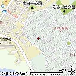 宮城県仙台市太白区ひより台42-17周辺の地図