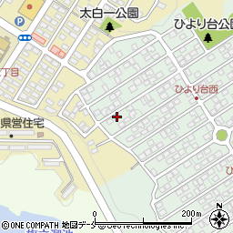 宮城県仙台市太白区ひより台42-27周辺の地図