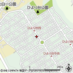 宮城県仙台市太白区ひより台44-40周辺の地図