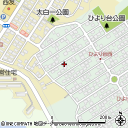 宮城県仙台市太白区ひより台42-32周辺の地図