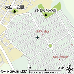 宮城県仙台市太白区ひより台43-5周辺の地図