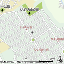宮城県仙台市太白区ひより台33-13周辺の地図
