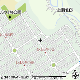 宮城県仙台市太白区ひより台19-6周辺の地図