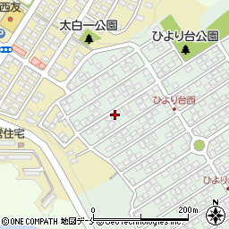宮城県仙台市太白区ひより台42-33周辺の地図