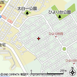 宮城県仙台市太白区ひより台42周辺の地図