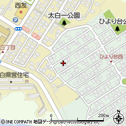 宮城県仙台市太白区ひより台41-29周辺の地図