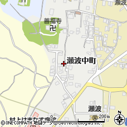 新潟県村上市瀬波中町周辺の地図