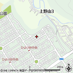 宮城県仙台市太白区ひより台20-24周辺の地図