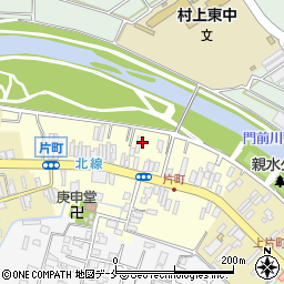 新潟県村上市片町周辺の地図