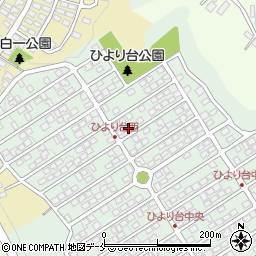 宮城県仙台市太白区ひより台34-15周辺の地図