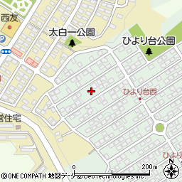 宮城県仙台市太白区ひより台41周辺の地図