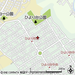 宮城県仙台市太白区ひより台34-13周辺の地図