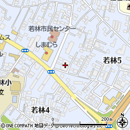 グランユニライフデイサービスセンター仙台若林周辺の地図