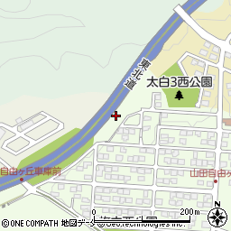 宮城県仙台市太白区山田自由ケ丘46周辺の地図