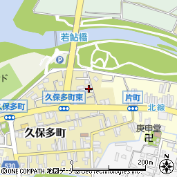 新潟県村上市久保多町周辺の地図