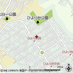 宮城県仙台市太白区ひより台34-21周辺の地図