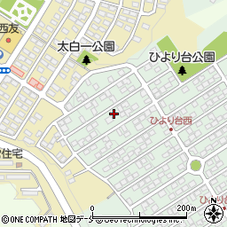 宮城県仙台市太白区ひより台41-10周辺の地図