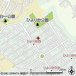 宮城県仙台市太白区ひより台34-23周辺の地図