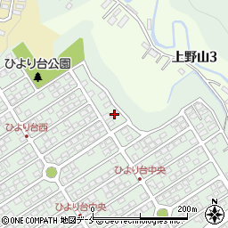 宮城県仙台市太白区ひより台18-36周辺の地図