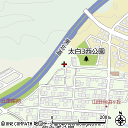 宮城県仙台市太白区山田自由ケ丘45周辺の地図