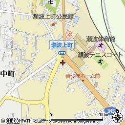 新潟県村上市瀬波上町周辺の地図