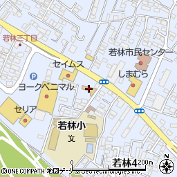 仙台仏教学園若林幼稚園周辺の地図