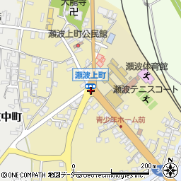 瀬波上町周辺の地図