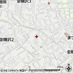 宮城県仙台市太白区金剛沢周辺の地図