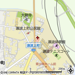 羽鳥医院瀬波診療所周辺の地図