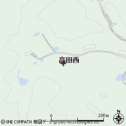 宮城県仙台市太白区茂庭高田西周辺の地図