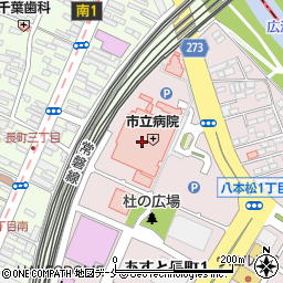 七十七銀行仙台市立病院 ＡＴＭ周辺の地図