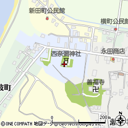 西奈弥神社周辺の地図