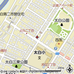 仙台銀行あったかプラザ太白周辺の地図