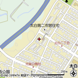 仙台市太白市営住宅９周辺の地図