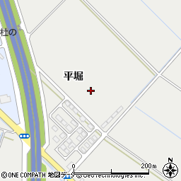 宮城県仙台市若林区荒井平堀周辺の地図