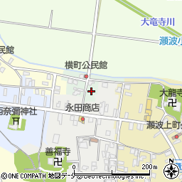 新潟県村上市瀬波横町周辺の地図