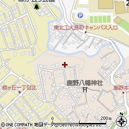 鹿野本町公園周辺の地図
