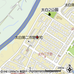 仙台市太白市営住宅１０周辺の地図