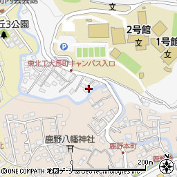 宮城県仙台市太白区二ツ沢2周辺の地図