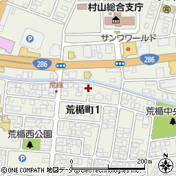 日本たばこ荒楯町一丁目アパート周辺の地図