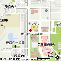 仙台南警察署　茂庭台駐在所周辺の地図